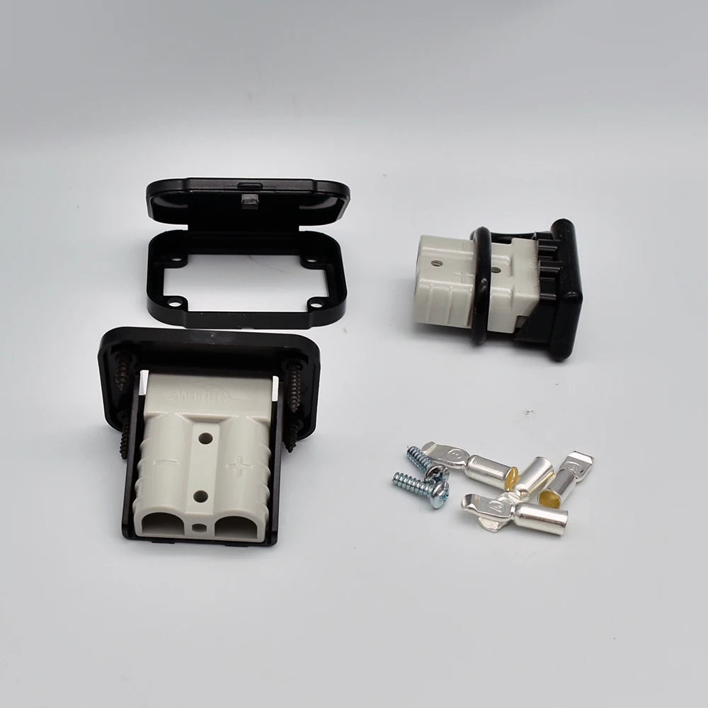 2PCS 50A Battery Quick Connect Disconnect Connector 6 to 12 Gauge Battery Cable Connector Quick Disconnect Battery  2PCS