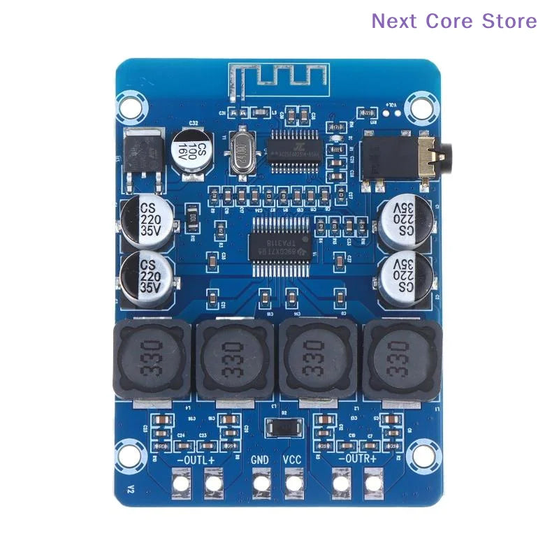 [NC]Ultra Clear Bluetooth Digital Power Amplifier Board TPA3118 Dual 45W Audio Amplifier Module AUX Decoding[NC]