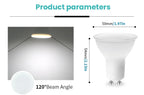 1-10PCS LED spot light GU10 AC220V LED energy saving bulb 3W 6W 9W 12W LED Lamp Spotlight Bulb 38 Degree lampara for home