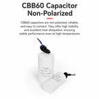 Durable 450V CBB60 Capacitor 50/60Hz 3UF-100UF Start Capacitor Round Motor Run Capacitor