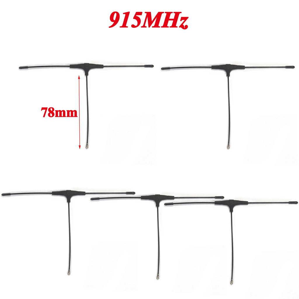 915MHz 2.4G T-type ELRS Antenna 78/120/220mm  IPEX 1 IPEX1 for FPV Drone TBS CROSSFIRE FRSKY R9mm R9MX ELRS Nano EP1 RX Receiver
