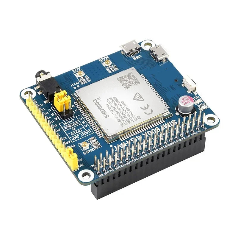 SIM7600G-H/CE 4G Expansion Board-GNSS Positioning Supports LTE Cat-1/3G/2G Compatible with Raspberry Pi/Jetson Nano for Global