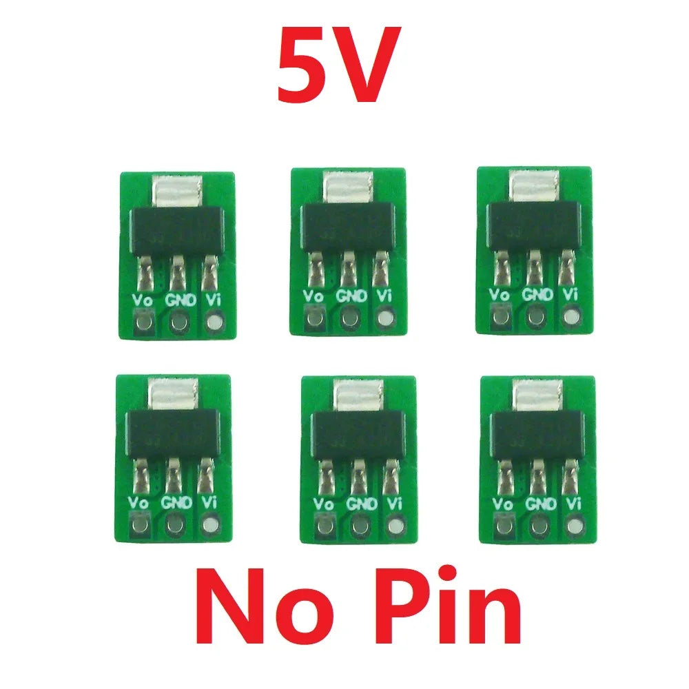 AMS1117 7805 Compatible LDO Module with Ultra-Low Standby Current and Precise Voltage Regulation for Electronics Projects