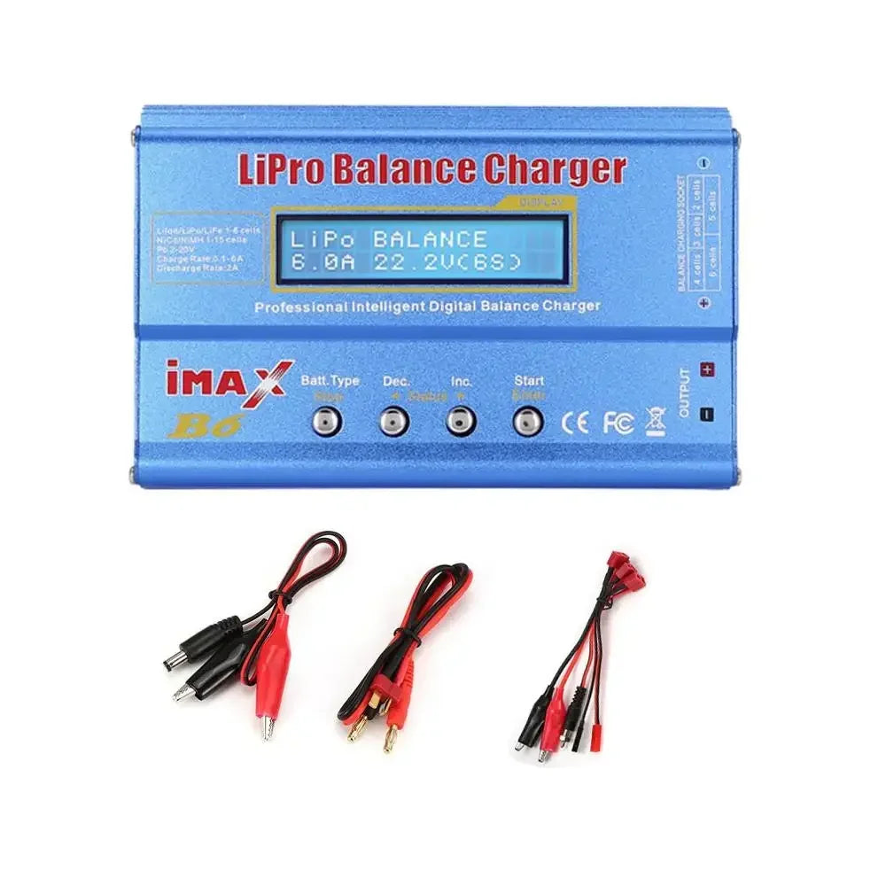iMAX B6 80W Battery Charger Lipo NiMh Li-ion Ni-Cd Digital Lipro Balance Charger Discharger 1-6S for RC FPV Drone Airplane Car