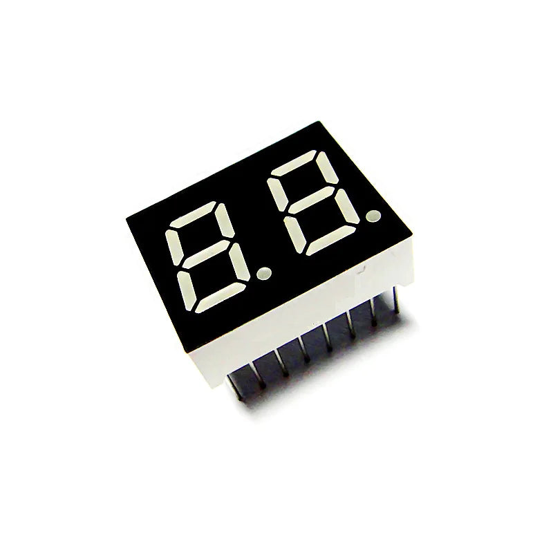 10PCS 4021BH 4021BB 4021BG 4021BW 0.4 Inch Common Anode Two Digit Seven Segment Led Display Tube 16Pin Red Blue Green White