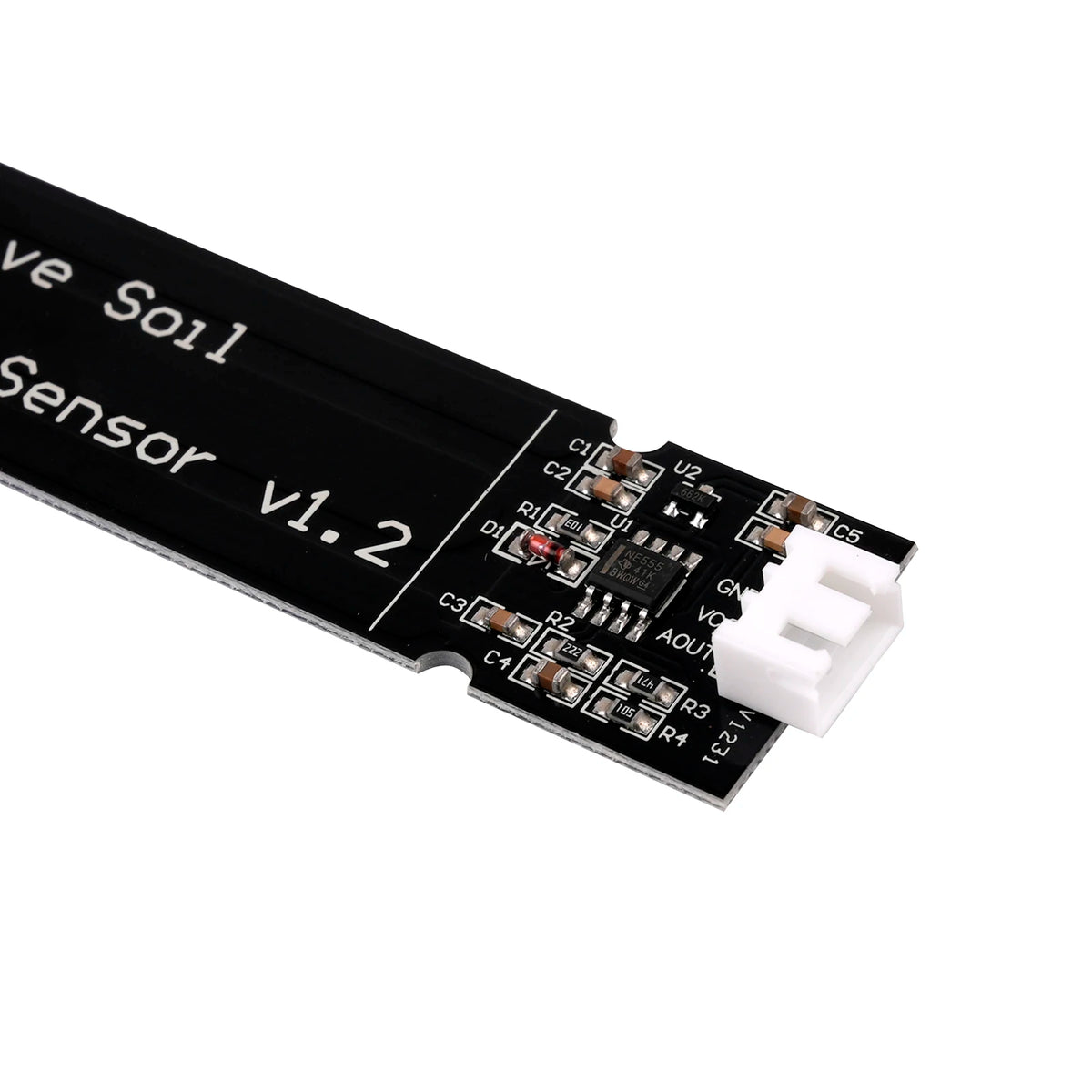 10pcs/lot Analog Cpacitive Soil Moisture Sensor Humidity Detection Module 3Pin Gravity Wire Cable for Arduino Raspberry Pi