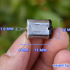 Mabuchi N20 Motor DC 1.5V 20000RPM High Speed Precious Metal Brush Mini N20 Motor Precision Instrument Electrical Toy Car Motor