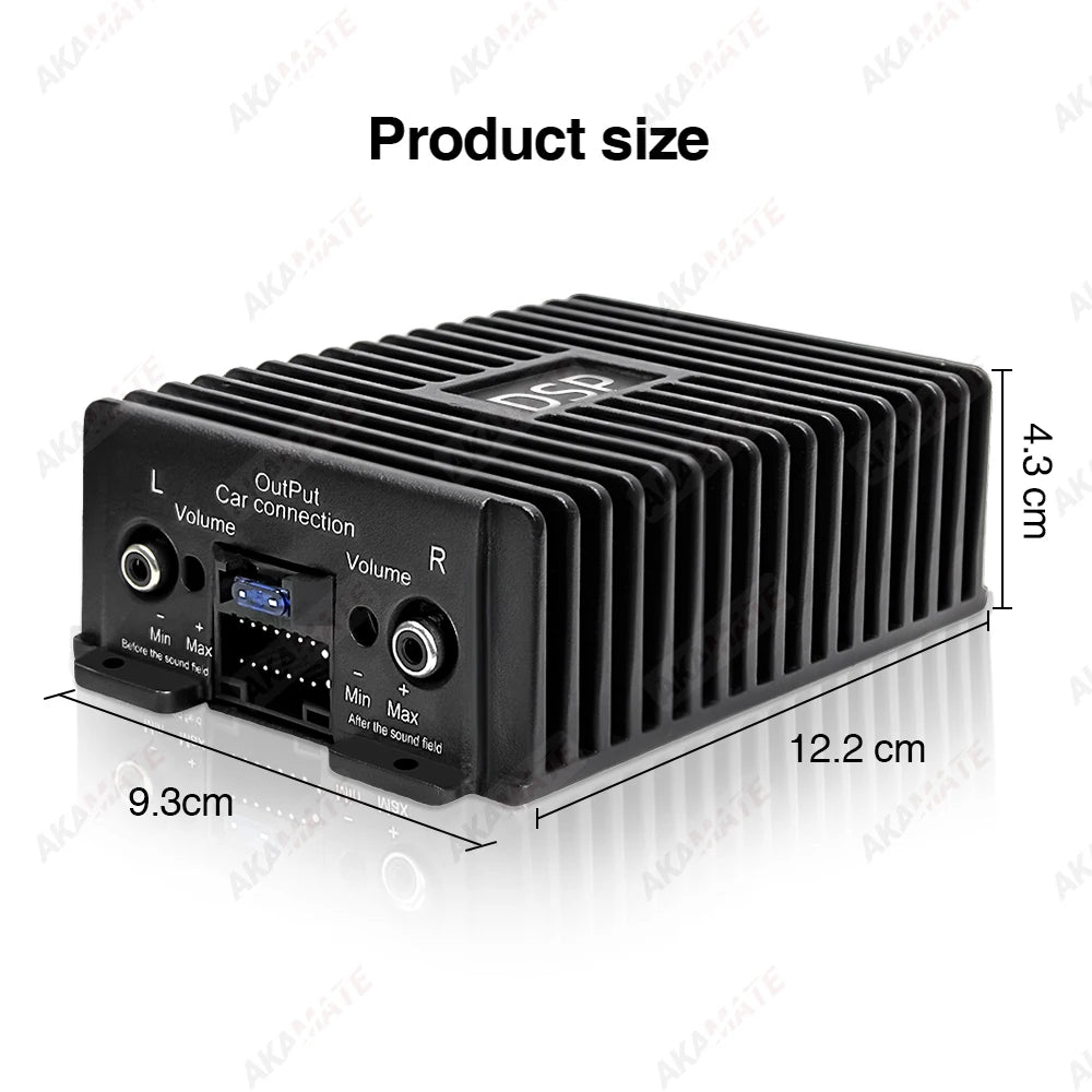 Car Radio Amplifier for Android Radio DSP Non Destructive Modification Speaker Enhance Sound Car Audio Processor 4 Channel