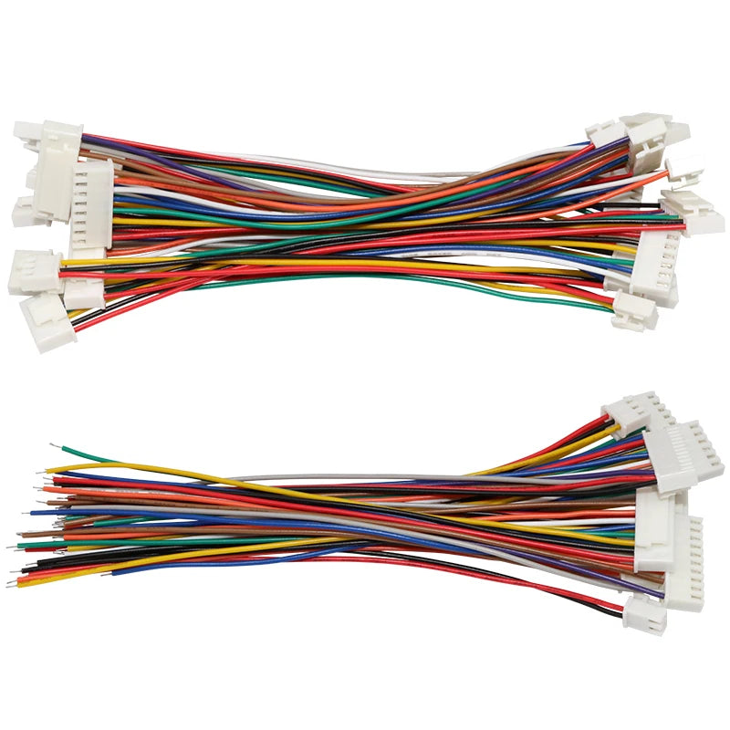 5Pcs XHB 2.54mm with Lock Connector Wire 24AWG Single/Double Head Forward & Reverse Polarity 10/20/30cm Length
