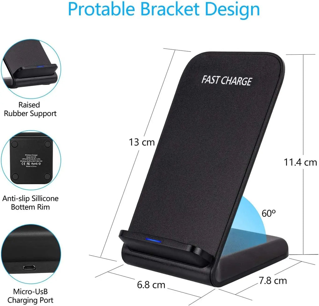 30W Fast Wireless Charger Stand Pad for iPhone 17 16 15 14 13 -11/XR, Samsung Galaxy S25/S26/S21/S20, Xiaomi 17 15 14, Huawei