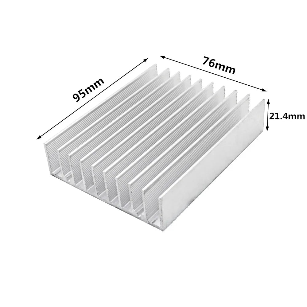 Extruded Aluminum Heatsink Radiator Heat Sink Cooler for Electronic LED Chip Cooling Heat Dissipation
