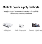 TEUCER USB Cooling Fan 8CM/12CM/14CM 800-1800RPM USB Port Power Supply Desktop Computer Available