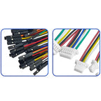 10Pcs SH1.0 to Dupont line  electronic wire-2P/3P/4P/5P/6 Pin To 2.54mm Dupont Male/Female Wire Connector Color Cable