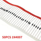 50/100/200pcs Rectifier Diode Schottky Diodes Kit 1N4007 1N4148 1N5819 1N5399 1N5408 1N5822 FR107 FR207 Fast Switching