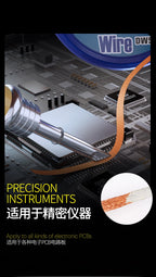 10pcs/lot MECHANIC DW50 Desoldering Wire Braid 1.0/1.5/2.0/2.5/3.0/3.5mm Solder Wick Remover Suction Tin PCB BGA Soldering Tools