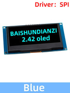 ‌2.42 Inch SSD1309 OLED Display Module 128x64 HD Screen - SPI/I2C Dual Interface 7-Pin Compatible with for Arduino UNO R3
