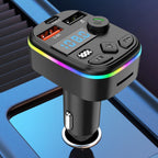 Car Charger Dual USB Type C Car MP3 Player Bluetooth 5.3 Support TF Card U Disk Phone Charger Car FM Transmitter Clear Calling