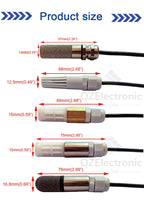 SHT20 SHT30 SHT40 SHT41 SHT45 Temperature Humidity Sensor Module Probe Stainless Steel 1M I2C Output Digital Capacitance Sensor