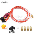 Ender 3 Metal J-Head CR10 MK8 Hotend Extruder Kit Heat Block Nozzle Heater Thermistor for CR10s Pro Ender3 V2 Ender 5 3D Printer