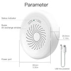 Smart Gas Leak Detector,ZigBee Tuya Alarm Sensor,Combustible Gas Leakage Alarm for Home Security,APP Remote Control, Smart Life