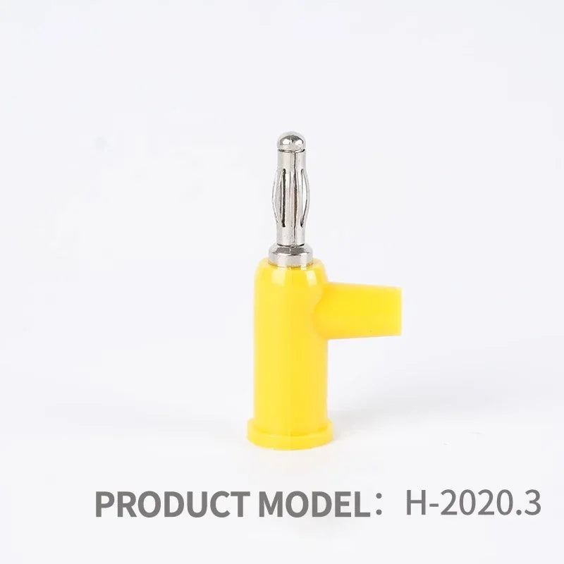 20Pcs 4MM Banana Plug Lantern Head Gun-Type Re-Insertable Test Audio Plug Welding-Free Side Screw Wiring