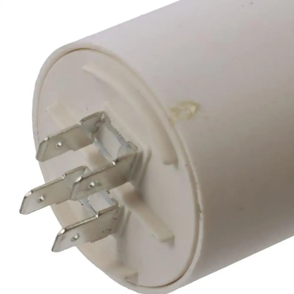 CBB60 Run Capacitor 35uF 450V AC Double Insert 50/60Hz Cylinder 92x44mm White for Air Compressor Water Pump Motor