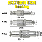5pcs GX12 GX16 GX20 2 3 4 5 6 7 8 9 10Pin Male Female Butting Wire Cable Circular Aviation Socket Plug Panel Connector