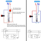 CHINT NTE8 Series 5S 10S 120S 480S Control Off Power Time Delay Relay 220V 24V On Delay NTE8-A NTE8-B Din Rail Digital Timer