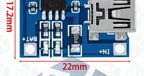 BS 1PCS USB 5V 1A TP4056 Lithium Battery Charger Module - Dual - Function Charging Board without Protection,1A Li - ion Batter