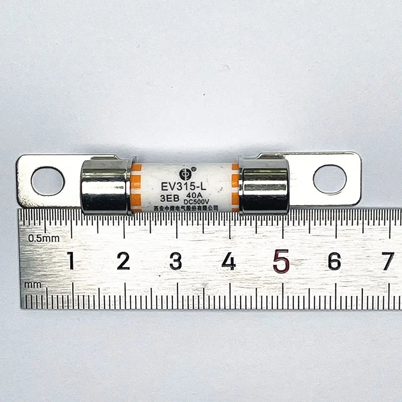 New energy automobile fuse EV315-L-3E 10A 15A 20A 30A 40A 50A DC 500V High temperature resistant Automotive Fuse Tube