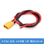 1PCS XT90E-F Lithium Battery Charging Plug Fixed Female plug XT90 XT90E Gold-plating female connector