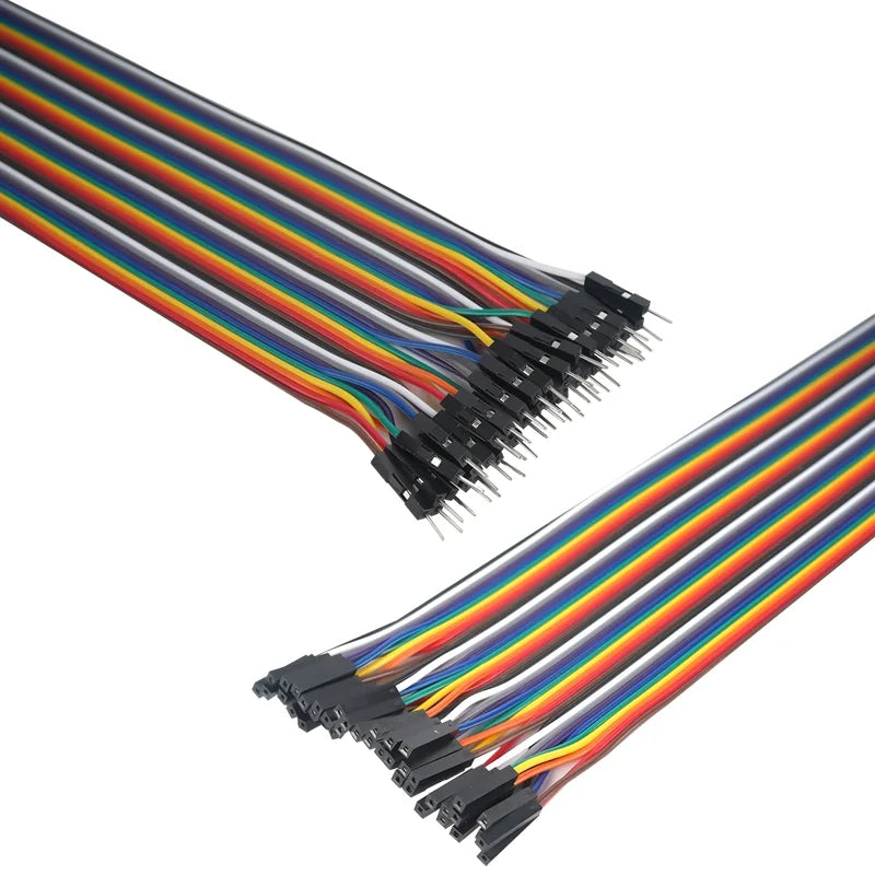 40pin Multicolored Dupont Jumper Wires 150cm 200cm 300cm (Male-Female, Male-Male, Female-Female) for Breadboard Arduino Projects