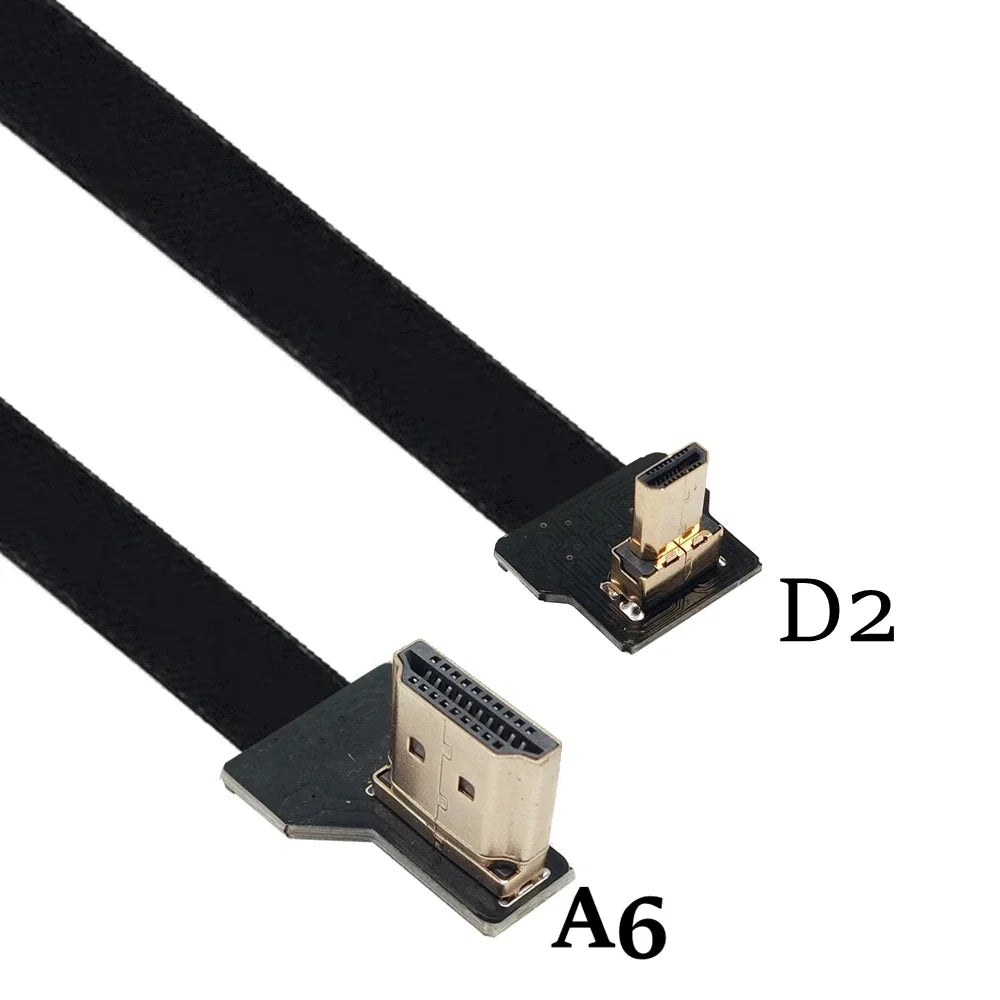 Camera 0.05M-1M FPC flexible cable drone aerial photo transmission FPV Micro HDMI to HDMI HD cable