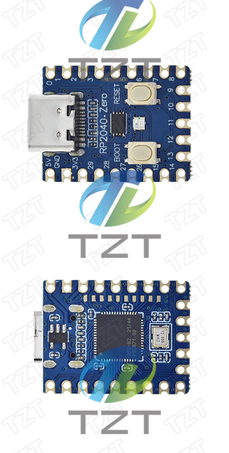 RP2040-Zero RP2040 For Raspberry Pi Microcontroller PICO Development Board Module Dual-core Cortex M0+ Processor 2MB Flash