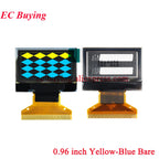 0.96 inch OLED IIC Serial White Display Module 128X64 I2C SSD1306 12864 LCD Screen Board GND VCC SCL SDA 0.96" for Arduino Black