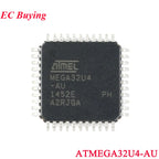 10Pcs/1pc ATMEGA32U4-AUR ATMEGA32U4-AU ATMEGA32U4 MEGA32U4-AU TQFP-44 Microcontroller AVR 32KB Flash Memory USB MCU Chip IC
