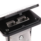 120A Compatible With Anderson Plug Kit Flush Mount Panel Bracket With Cover For Caravan Connector Mount Socket