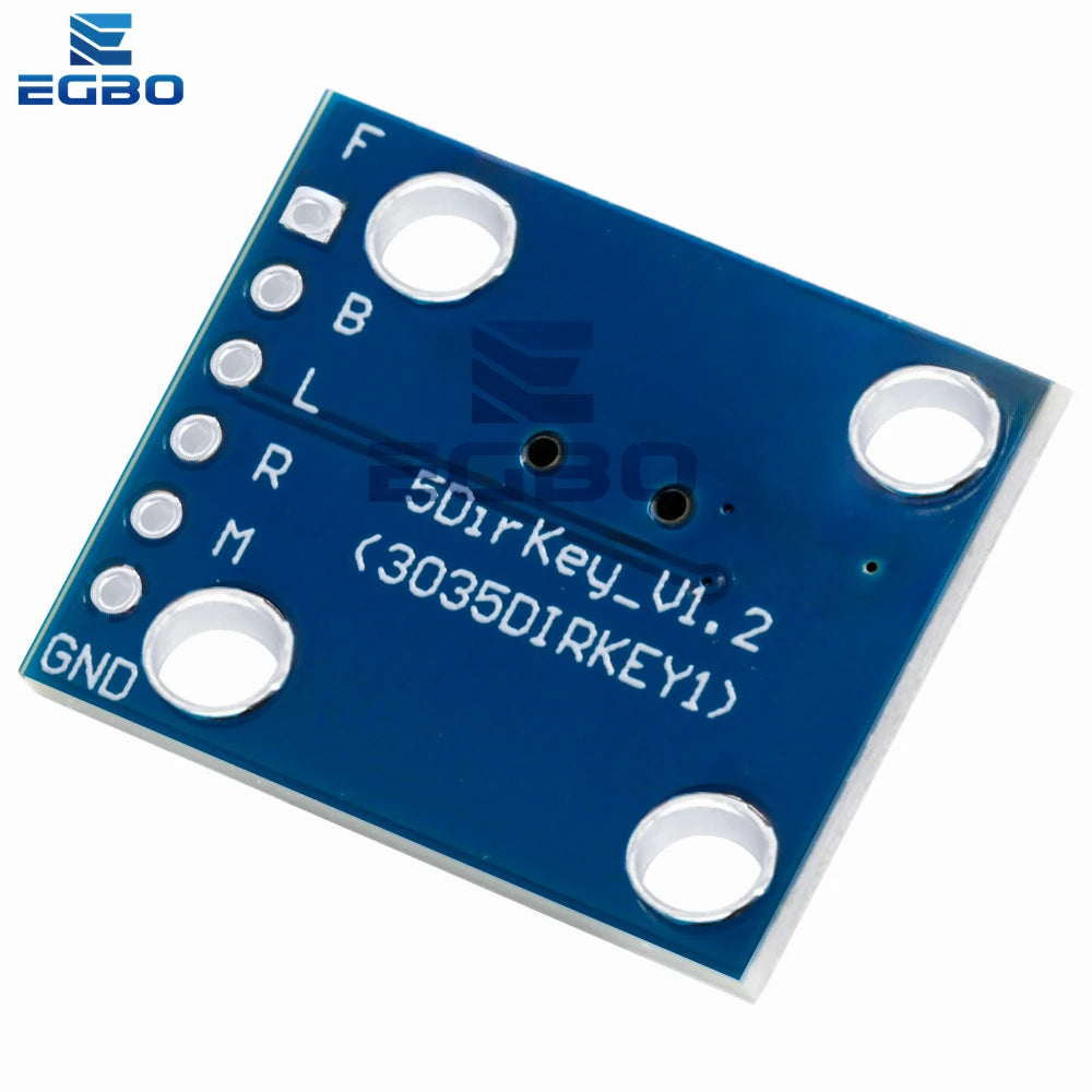 EGBO 5D Joystick & 5-Way Navigation Button Module w/Mechanical Switch for Arduino/STM32 - DIY Robotics/Game Controller Parts