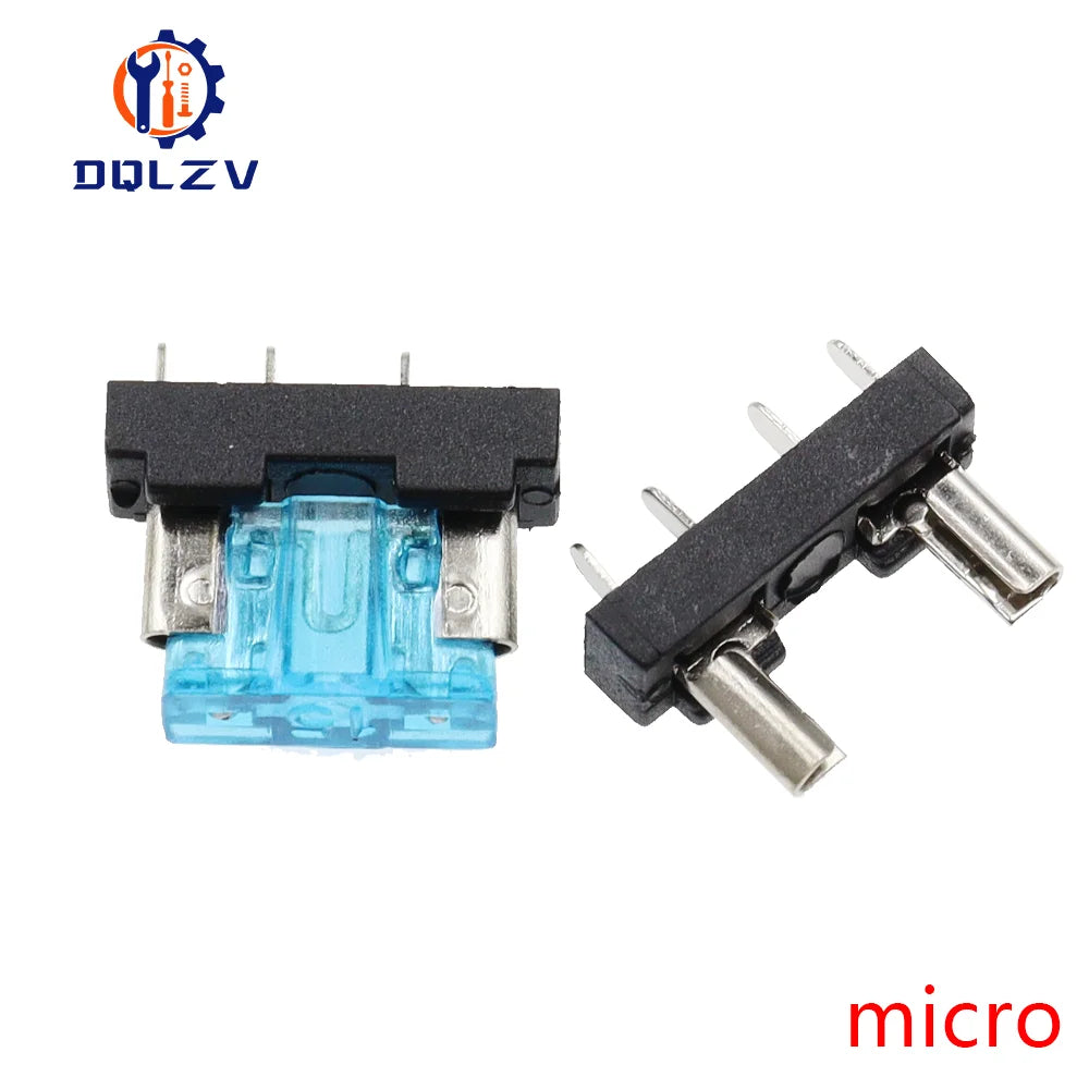 Medium Mini Small Fuse Holder PCB Board with Car Blade Fuses 10A for Auto Automotive PCB Board Safety clip Insertion Type