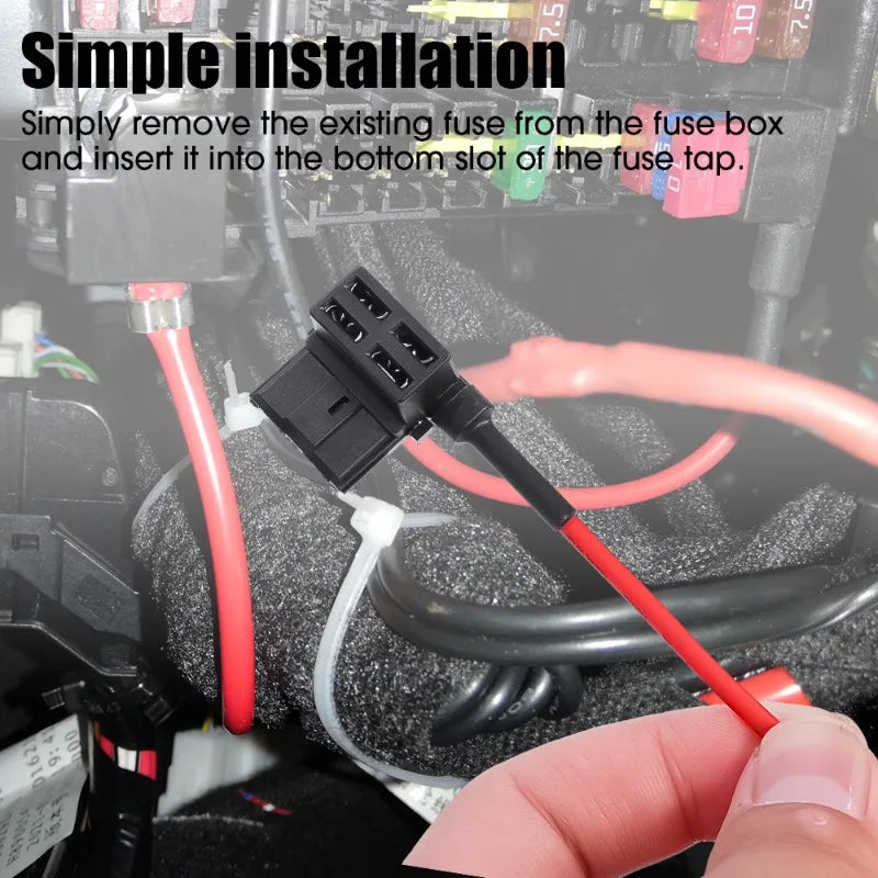 32V MINI SMALL MEDIUM Size Car Fuse Holder Add-a-circuit TAP Adapter Micro Mini Standard ATM Blade Fuse for Cars Vans 20/10/5pcs