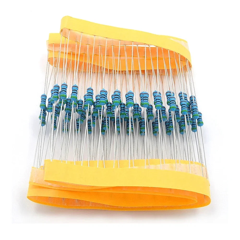 100Pcs 560 Ohm Resistors 1% 1/4W Cylinder Ideal Carbons Direct Insertion For LEDs Bulk Braiding Film Powerful Protection Circuit