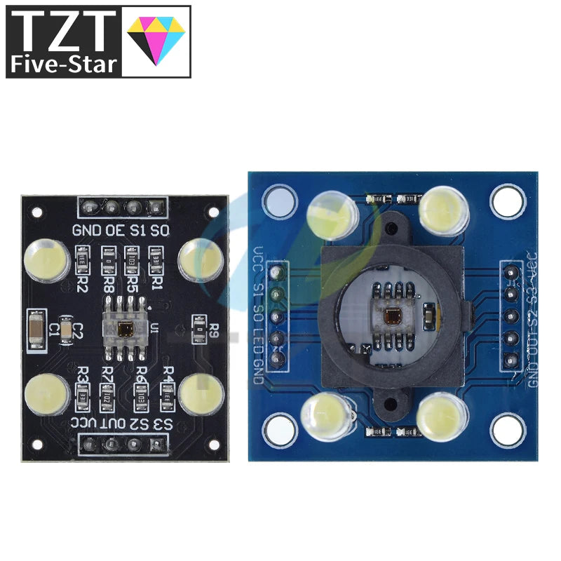 TZT Color recognition sensor TCS230 TCS3200 Color sensor Color recognition module for arduino DIY Module DC 3-5V Input