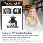 1/2/4Pcs Dual Axis Push Button Joystick Module PS2 Game Controller Sensor KY-023 Analog Joystick Module for Arduino DIY Project