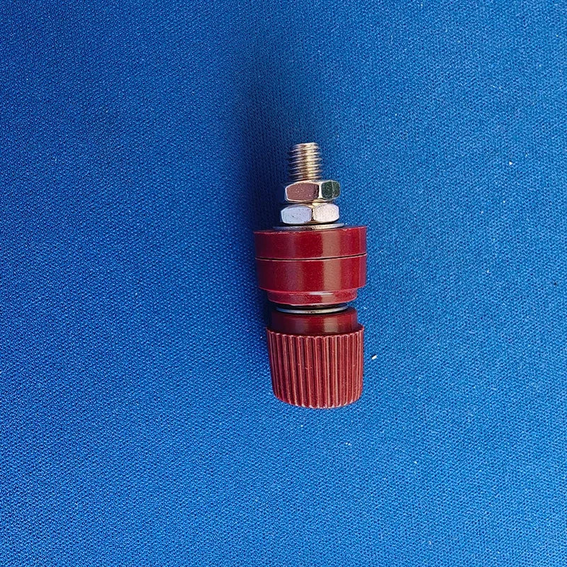 1Pcs Red Black 6mm Posts Terminal Blocks Power Supply Terminals M6 Welding Machine Inverter Post Connector