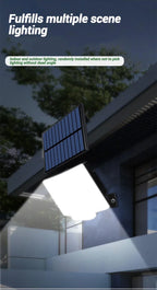 Solar Lights Outdoor 234LED 3 Modes Motion Sensor Flood Lights with Remote IP65 Waterproof Security Solar Lights for Outside
