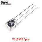 Snvi 5PCS Universal IR Infrared Receiver VS1838B CHQB HS0038 TL1838 VS1838 1838 HX1838 VS0038 Remote Receiver Tube