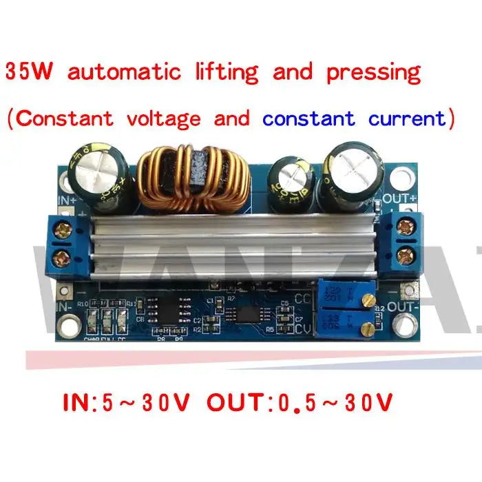 CC CV Adjustable 3A 35W DC 5 -30V to DC 0.5 -30V Step Up Down Buck Boost Converter Power Supply Module Voltage Regulator XY-SJVA