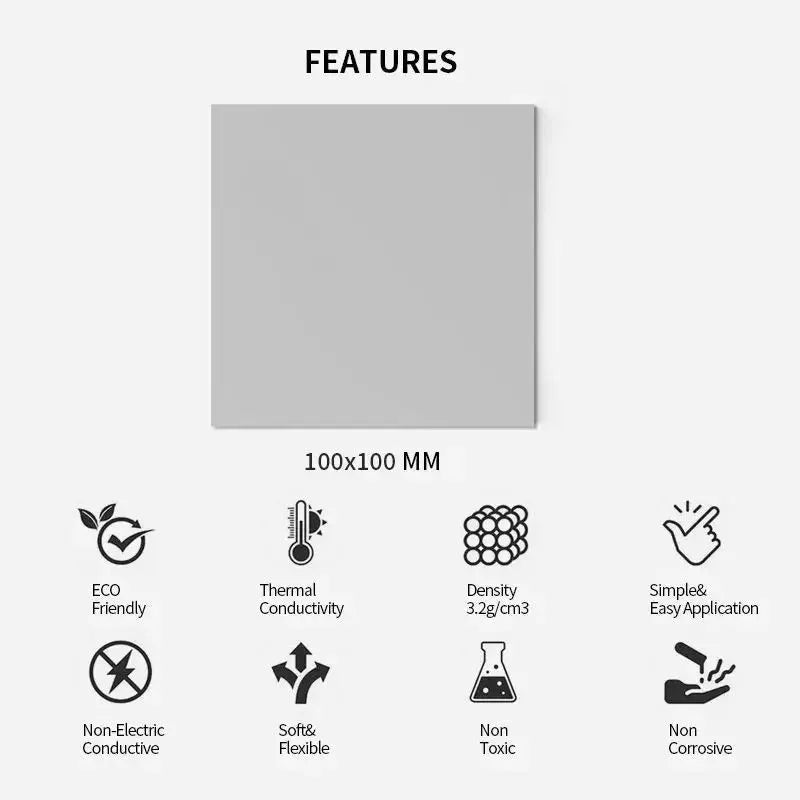 LDPCJ Thermal Pad CPU/GPU Graphics Card Motherboard high-performance Pad Heat Dissipation Silicone Pad Multi-Size