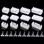 10Set XH2.54 2/3/4/5 Pin Terminals Plastic Shell Male Plug + XH 2.54 2P 3P 4P 5P 6P 7P 8P 9P 10P 12PFemale Socket Wire Connector