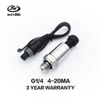 Pressure Transmitter Sensor Water Oil Fuel Gas Air G1/4 12-36V 4-20mA 0-600bar Optional Stainless Steel Pressure Transducer